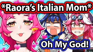 Raora IRL Mom is Too ITALIAN and Surprised Kronii 【Hololive】