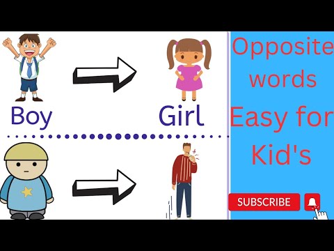 Antonyms || Opposite words || English Most Important Antonyms || English grammar