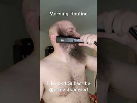 Morning Routine #bearding #beard #beards #barber #beardstyle #hair #menshealth #beardmaintenance