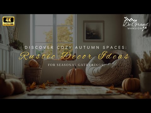 Discover Cozy Autumn Spaces: Rustic Decor Ideas for Seasonal Gatherings