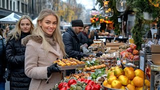 🇬🇧 LONDON STREET FOOD, WHERE LONDON'S MILLIONAIRES LIVE, EXPENSIVE CHELSEA STREET FOOD MARKET, 4K