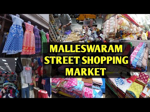 Bangalore Street Shopping | Malleshwaram Shopping Cheapest Street Shopping.