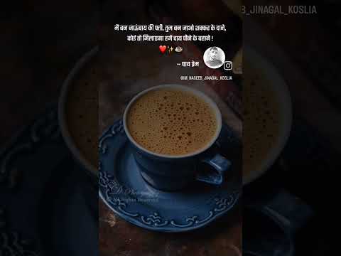 cHai Premi//चाय प्रेमी//status/shayari