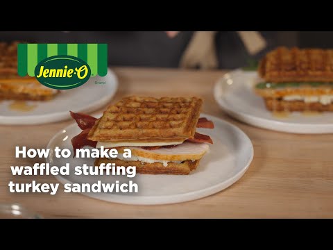 How to Make a Waffled Stuffing Turkey Sandwich