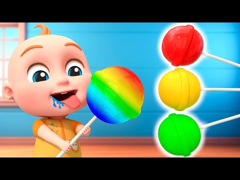 Lollipop Colors Song | Finger Family Song | PulkaCoco‬ Nursery Rhymes & Kids Songs