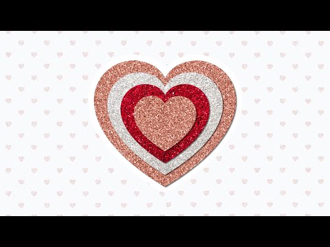 Valentine Love | Heart Background | Heart Background Video | Neon Heart Background