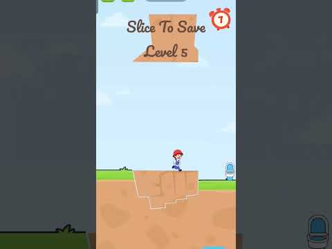 Cool Mobile Game To Play! Slice To Save (Level 5). #slicetosave #gameplay #shorts #trending #viral