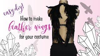 How To Make Feather Wings For a Costume