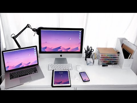 desk tour + organization 2018!