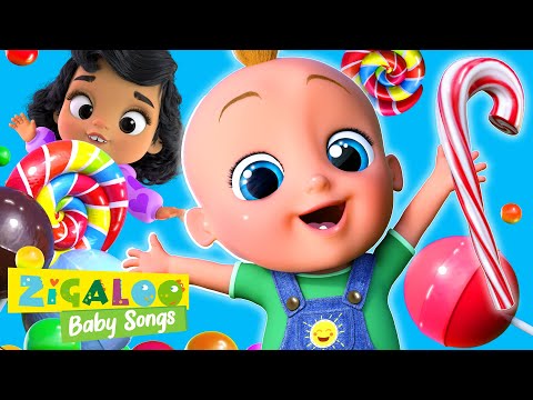 Lollipop Song - Johnny and Friends and more Kids Videos by Zigaloo Baby Songs