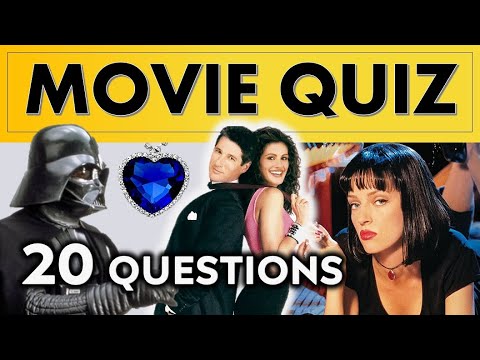 MOVIES TRIVIA QUIZ- Fun challenge for movie buffs - 20 questions - Test your knowledge of films