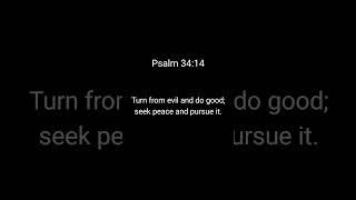 Psalm 34:14 #pray #faith  #bibleverse  #christianity #God #Bible #Christ #christisking👑 #jesus