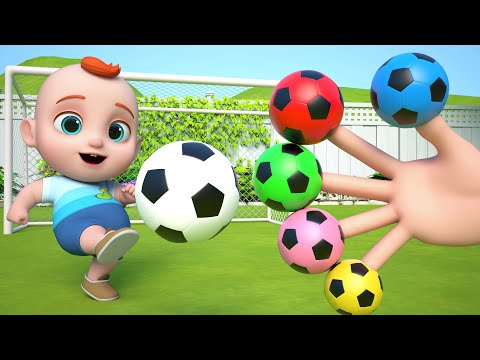 Color Balls & Sing a Song! | Finger Family Nursery Rhymes | Baby & Kids Songs