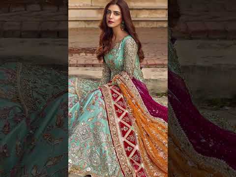 Elegant Gharara design 2025 ||latest design mehndi for bridal #fashion #yumnafashion #suitdesign