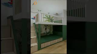 bunk bed children's room design         #interiordesign #interior #design#architecture #shorts3