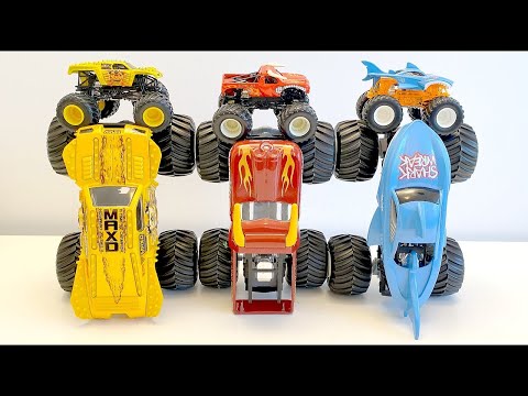 MONSTER JAM | STACKTASTIC MONSTER TRUCKS | GRAVE DIGGER | HOT WHEELS MONSTER TRUCKS | EL TORO LOCO