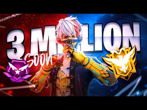 🔴ROAD TO 3 MILLION SUBS  FULL JOSH🤩AND FULL ENJOYMENT🎯🥳+TO TOP 1#freefirelive #rai⭐#gyangaming#short