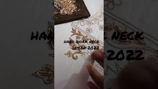 Hand work neck design ideas 2022 | zardosi work | dabka work