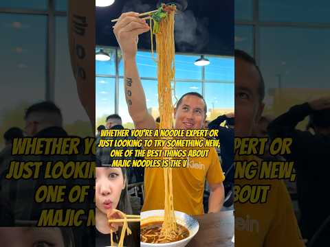 Hand pulled noodle in Las Vegas ( Manoc Noodles) #shorts #youtubeshorts