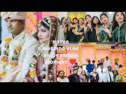 My sister wedding vlog enjoy family moment ❤️