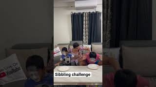 Sibbling challenge …. Dorikipoyadu #dontmissend #naveenavlogs #ytshorts #comedyshorts #momsonduo