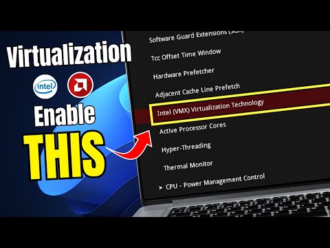 How to Enable/Disable VIRTUALIZATION in Windows 10/11 using BIOS