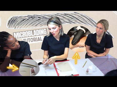 Microblading Practice - STEP by STEP strokes and useful TIPS! For Beginners