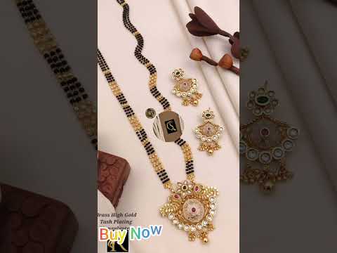 New Year collection | Long Mangalsutra set |Beautiful Earrings | Mang Tikka ‎@iconicshop9272