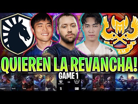 TEAM LIQUID BUSCA LA REVANCHA CONTRA GAM! | TL vs GAM Game 1 SWISS STAGE WORLDS 2024 LVP ESPAÑOL