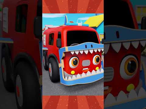 Let's Dance and Sing with Baby Cars Shark  #short3d #shortsviral #shortsyoutube | Baby Car Songs TV