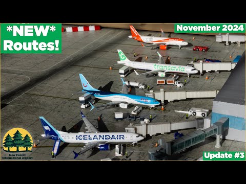 *NEW* Routes! | GeminiJets New Forest International Airport update - November 2024