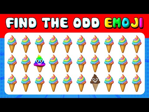 206 Puzzles for GENIUS | Find the ODD One Out - Emoji Sweets Edition 🧁🍭Easy, Medium, Hard Levels