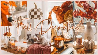 New! FALL DECORATE WITH ME  2024 FALL DECORATING IDEAS | COZY FALL DECOR IDEAS 2024 🍁 FALL AESTHETIC