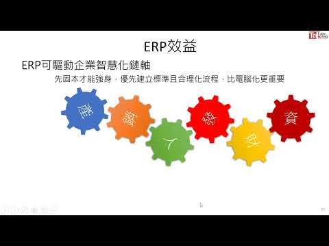 ERP小講堂:單元一ERP管什麼?