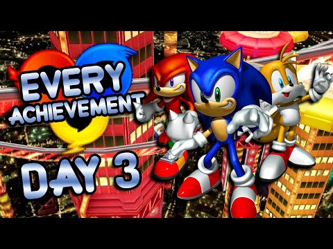 Getting EVERY ACHIEVEMENT In Sonic Heroes! (Day 3)