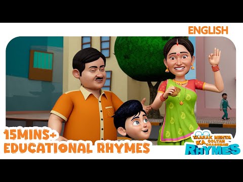 15 mins of Educational Rhymes with Daya | TMKOC English Rhymes #nurseryrhymes #tmkoc