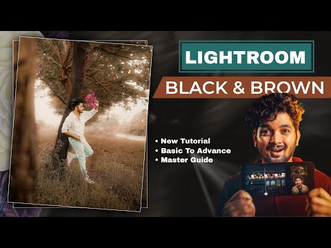 Black And Dark Brown Tone Photo Editing | Lightroom New Tutorial Video