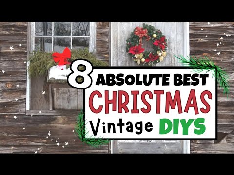 Amazing VINTAGE Christmas DIYS/Dollar Tree Christmas DIYS 2022/Old Fashioned Christmas Decor