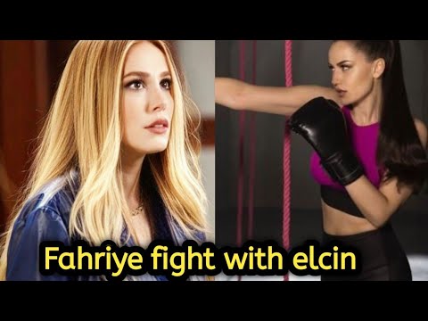 Fahriye evcen fight with Elcin sangu🤔 Turkish actress almost died at hands of fahriye evcen ||