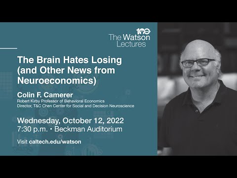 Watson Lecture Promo – Oct. 12, 2022: Colin Camerer