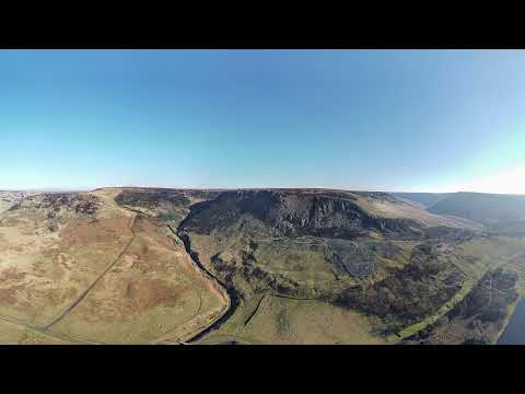 West Yorkshire - UK - Dovestone & Yeoman-Hey Reservoirs - 360° Panorama