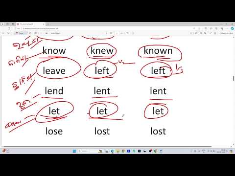 Class 16 Forms of verbs // Base, past & past participle