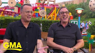 Tom Hanks and Tim Allen explore Toy Story Land l GMA