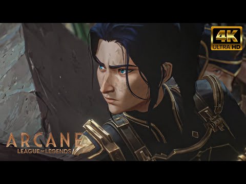 [4K AI] | Arcane Season 2 | Gas Fight Scene | UPSCALED