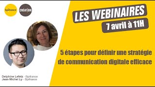 5 étapes pour définir une stratégie de communication digitale efficace