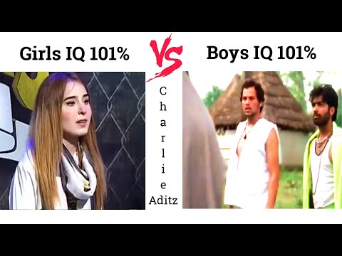 Girls Iq Vs Boys Iq !! Memes #funnymemes #girlvsboysmemes