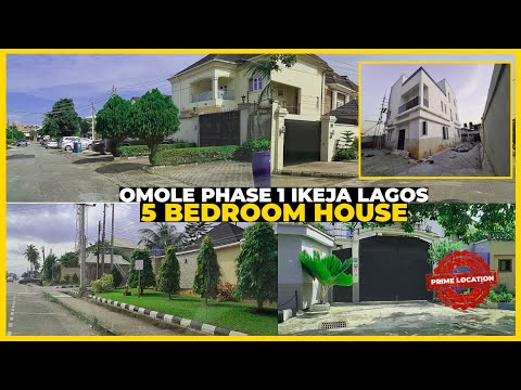 HOUSE FOR SALE IN OMOLE  PHASE 1 IKEJA | BEAUTIFUL SECURE ESTATE ON THE MAINLAND | LAGOS NIGERIA