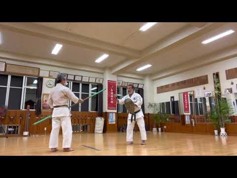 棒対ティンベー研究 Bo vs Timbe practice #karate #okinawa #空手 #沖縄 #信武舘 #古武道 #shimbukan #kobudo