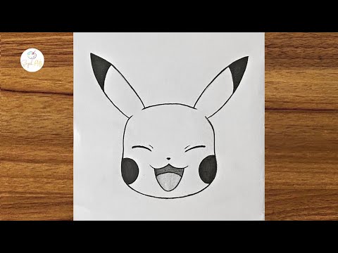 How to draw Pikachu for beginners || Easy Pikachu drawing | Beginners drawing tutorials step by step