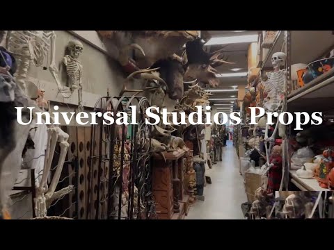 Universal Studios Prop House Tour.  Walking Tour of Millions of Movie Props at Studio Backlot